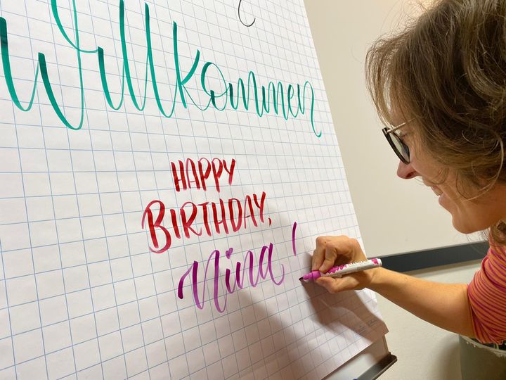 Live Lettering / Sketching für dein Event